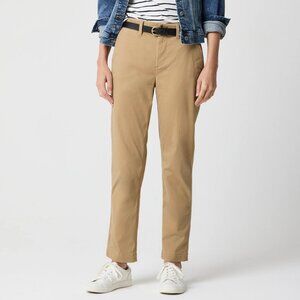 J.Crew High Rise Chino Girlfriend Pants Camel Size 2